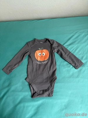 Halloweenlangarmbody in 80 neu und ungetragen