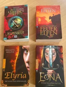 Verschiedene Fantasyromane 