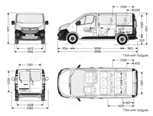 Opel Vivaro B 1,6 Kombi, L1H1, 9 Si, AHK, unfallfrei Bild 7