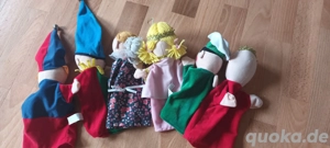 6 süße Handpuppen 