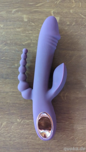 Rabbit-Vibrator mit Analkette 
