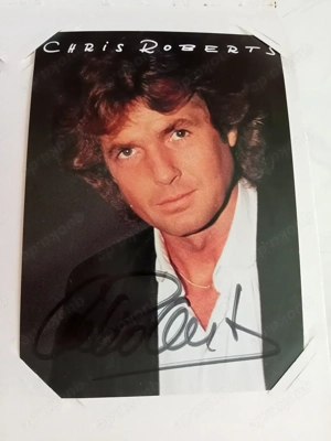 original signiertes Autogramm von Chris Roberts