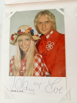 Original Autogramm Adam & Eve