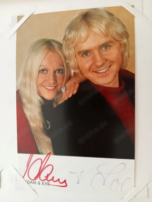 Original Autogramm Adam & Eve