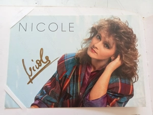Original Autogramm Nicole
