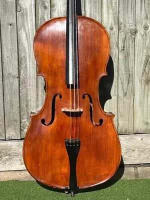 Antikes 4 4 Cello Anfang 20. Jahrhundert um 1900