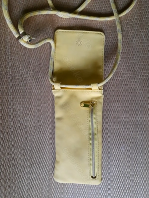 Kleine gelbe Handy-Tasche Bild 5