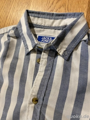 Jack and Jones kurzes Polohemd gestreift