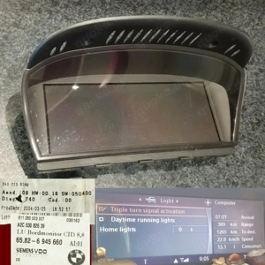 BMW E60 E61, großes Display CID HIGH 8,8, Bordmonitor VDO