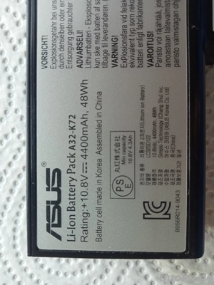Asus X72D k72dr Akku