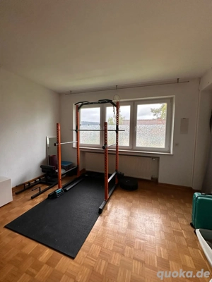 Komplettes Homegym Set: Rack, Langhantel & Gewichte