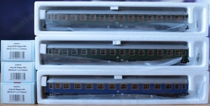 Hobbytrain H0: 3 Schnellzugwagen aus Sets H43010 und H43011 der DB, Epoche 3