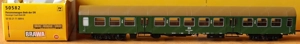 Brawa 50582 und 50583: 2 Personenzugwagen Bmh der DR, Epoche 4, Spurweite H0, DC
