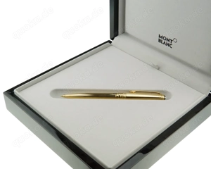 Montblanc Meisterstück Solitaire 750er Solid Gold Kugelschreiber No164 Classique Bild 3