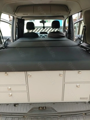  Camping -Box Van Essa mit Küche und Bett für 2 Personen für Renault Kangoo 2