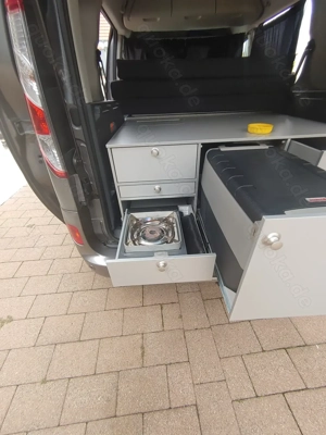  Camping -Box Van Essa mit Küche und Bett für 2 Personen für Renault Kangoo 2 Bild 4