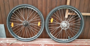 fahrrad gebrauchtes Vorderrad und Hinterrad