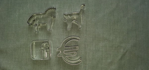 4 Städter Ausstechförmchen für Plätzchen