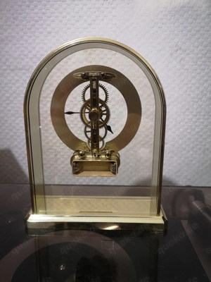 Royal Skelett Tisch Uhr im durchsichtigen Gehäuse Bild 4