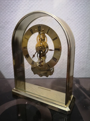Royal Skelett Tisch Uhr im durchsichtigen Gehäuse Bild 2