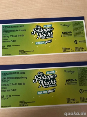 Schlagernacht 2 Karten 