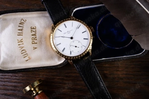 Antike schweizer uhr Jules Huguenin Locle 1880