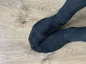 Socken nach wahl und dauer getragen mit wunschzeit