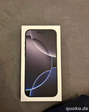 Ich verkaufe iPhone 16 Pro Max Black Titanium 