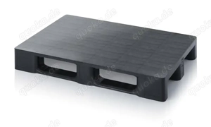 Vollgeschlossene Kunststoffpalette 120x80x14.Brennholzlagerung traglast:6000kg