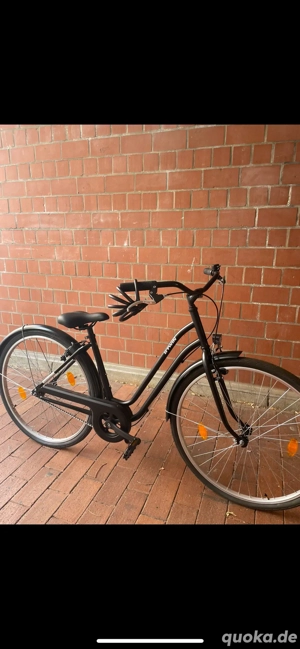 City Bike 28 Zoll Elops Schwarz