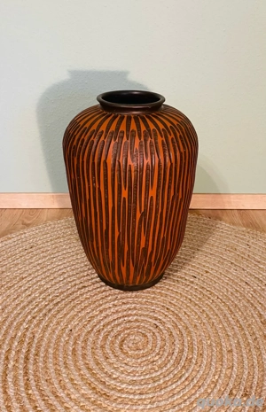 Vase, Eiwa Keramik Vase, Terrakotta Vase, Vintage, 1950er, Rhodos, Signiert, Sammlerstück