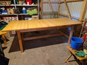 Grosser Esstisch Buche massiv - 200 cm x 100 cm 280  