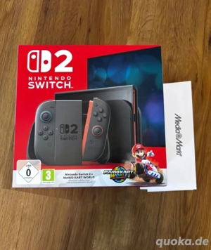 Neue Nintendo Switch 2 mit Mario Kart World + Rechnung