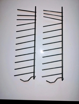 2 Klappstachel für Geschirrspüler Tellerhalter Set