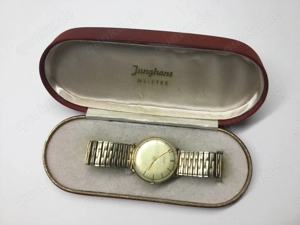 Junghans Meister Armbanduhr mit Etui Antik Funktioniert 