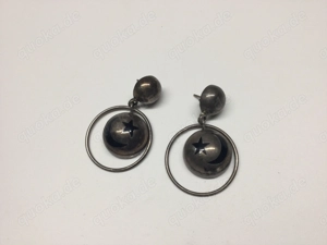 Damen Schmuck Vintage Ohrringe México Versilbert 