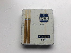 Agio Filter Tip Blechdose Vintage Sammler 50er Jahre 