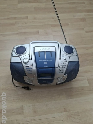 Tragbarer Radio CD Kasette Player Tevion