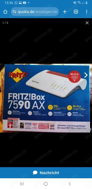 Fritz Box Router 7590 AX