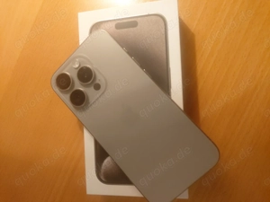 Iphone 15 Pro 128 GB, Titan wie neu. Akku 90% Wegen Wechsel zu einem Android-Gerät. Bild 2