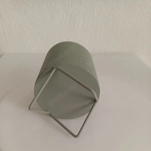 Teelichthalter Windlicht Metall grün Höhe ca. 13cm Bild 4