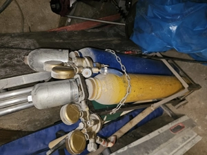 Flaschenwagen mit Amaturen 