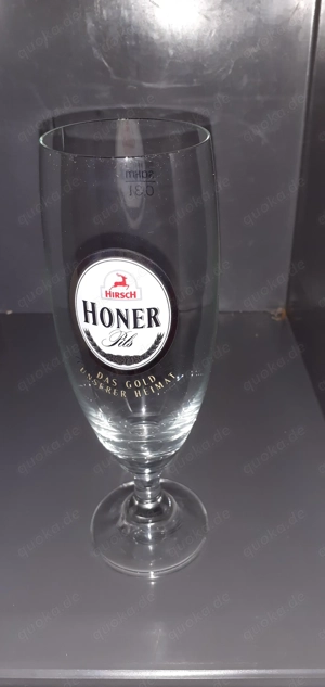 6 Biergläser Hirsch-Brauerei