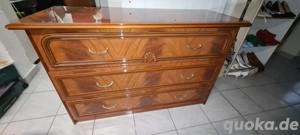 Kommode, Spiegel,2x Nachttische
