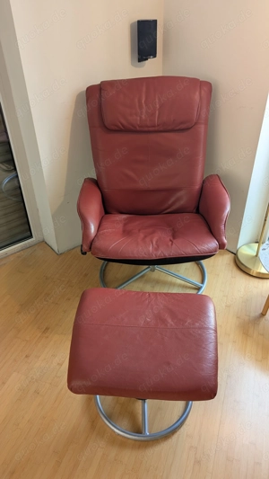 Lesesessel mit Hocker