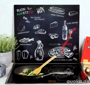 Herdschutzplatte, Glas, Spritzschutz