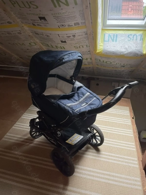 Emmaljunga Super Nitro Kombi Kinderwagen blau