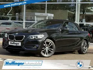 BMW 218 d Cabrio Sport Leder Navi KomfZug.Lordose PA