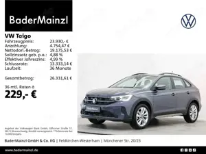 Volkswagen Taigo 1.0 TSI Goal Carplay Kamera ACC Virtual