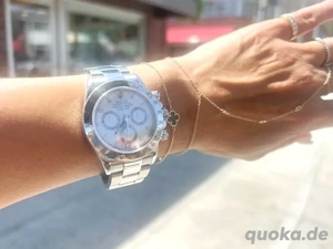 Rolex Daytona Cosmograph Stainless Steel Watch, White Dial, 40mm, 116520